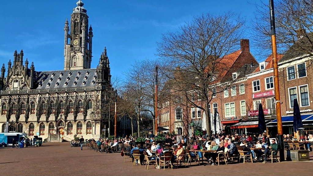 Het is prima terrasweer. Foto: Anne-Marie van Iersel
