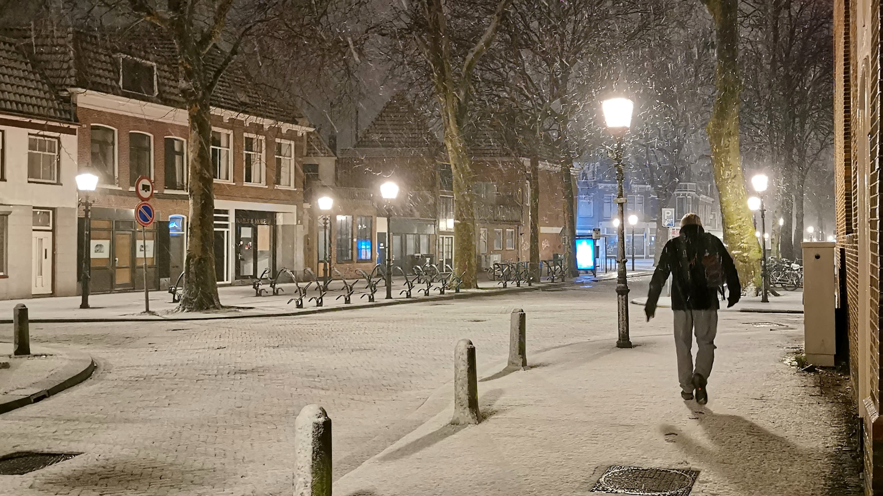 Sneeuw in Hoorn. Foto: Ger Zandbergen