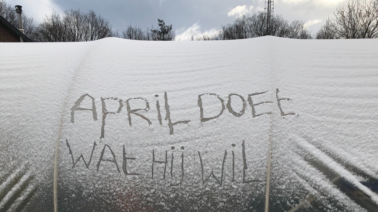 Weerspreuk: april doet wat hij wil