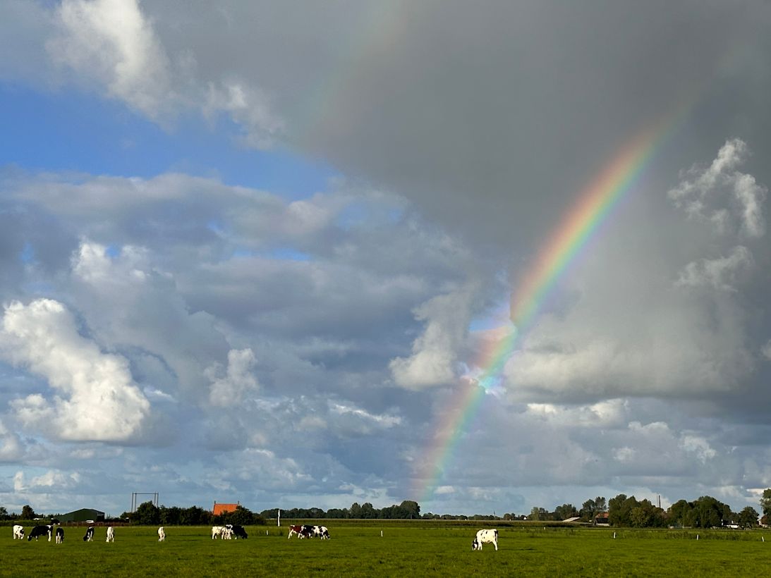 Het weerbeeld was vaak wisselend afgelopen augustus. Foto: Corine Kolk