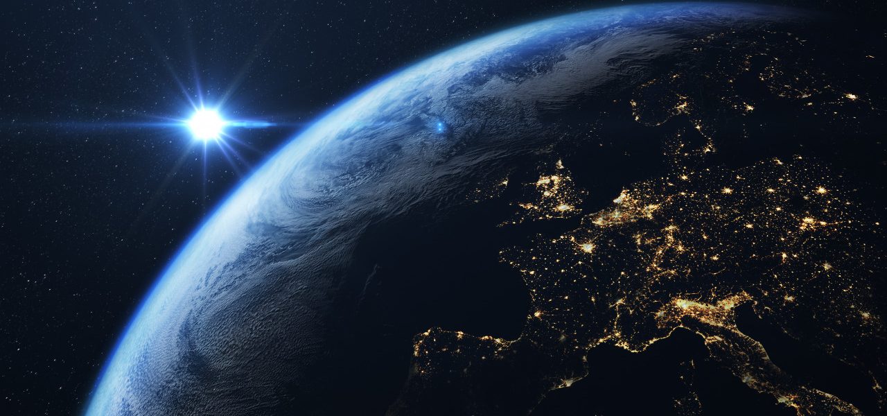 De aarde vanuit de ruimte. Foto: Adobe Stock / Alesta