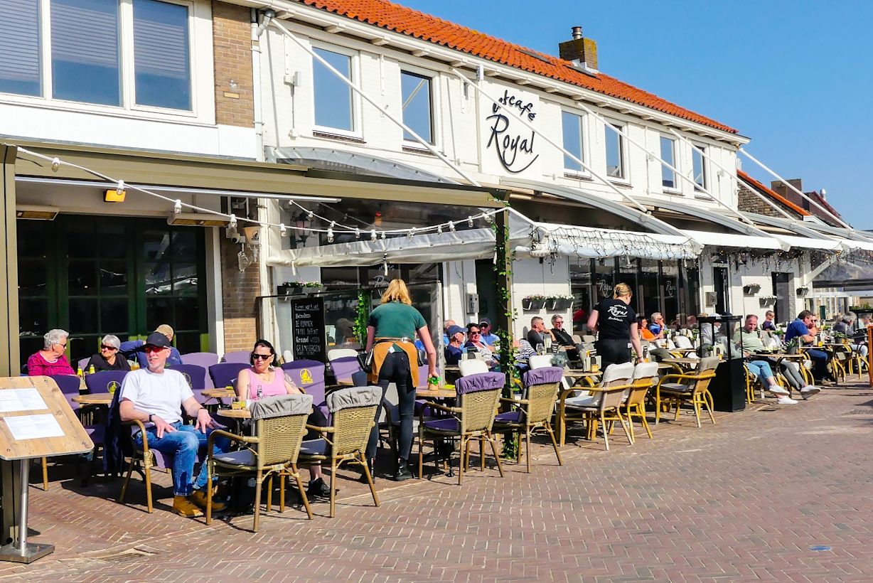 Met dagelijks veel zon en aangename temperaturen was het prima terrasweer. Foto: Ria Brasser