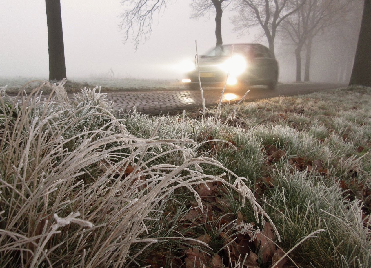 Wanneer is het glad op de weg?