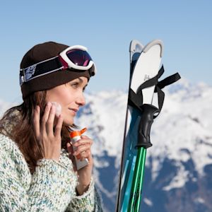 Waarom verbrand je zo snel op de piste?