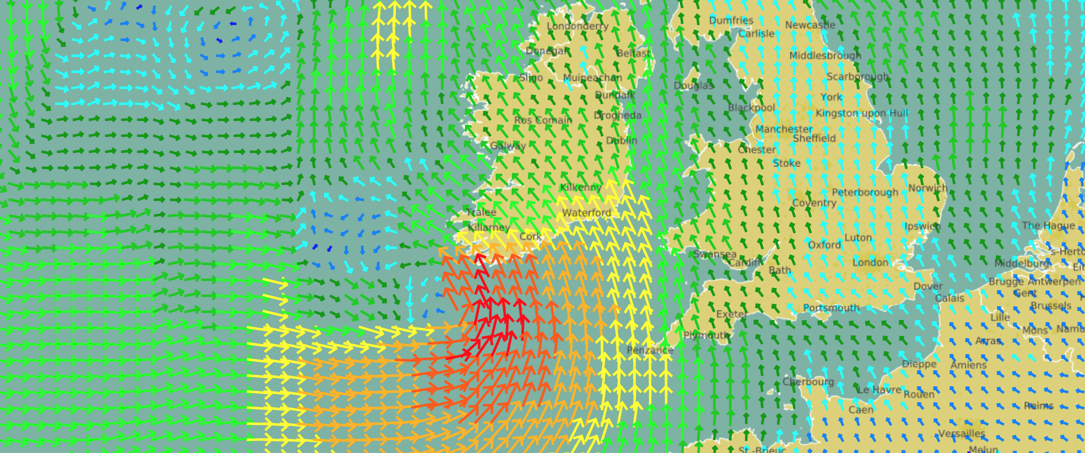 Helene-bij-Ierland