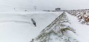 Teruglezen: live-blog code rood door sneeuwjacht, sneeuwduinen en gladheid
