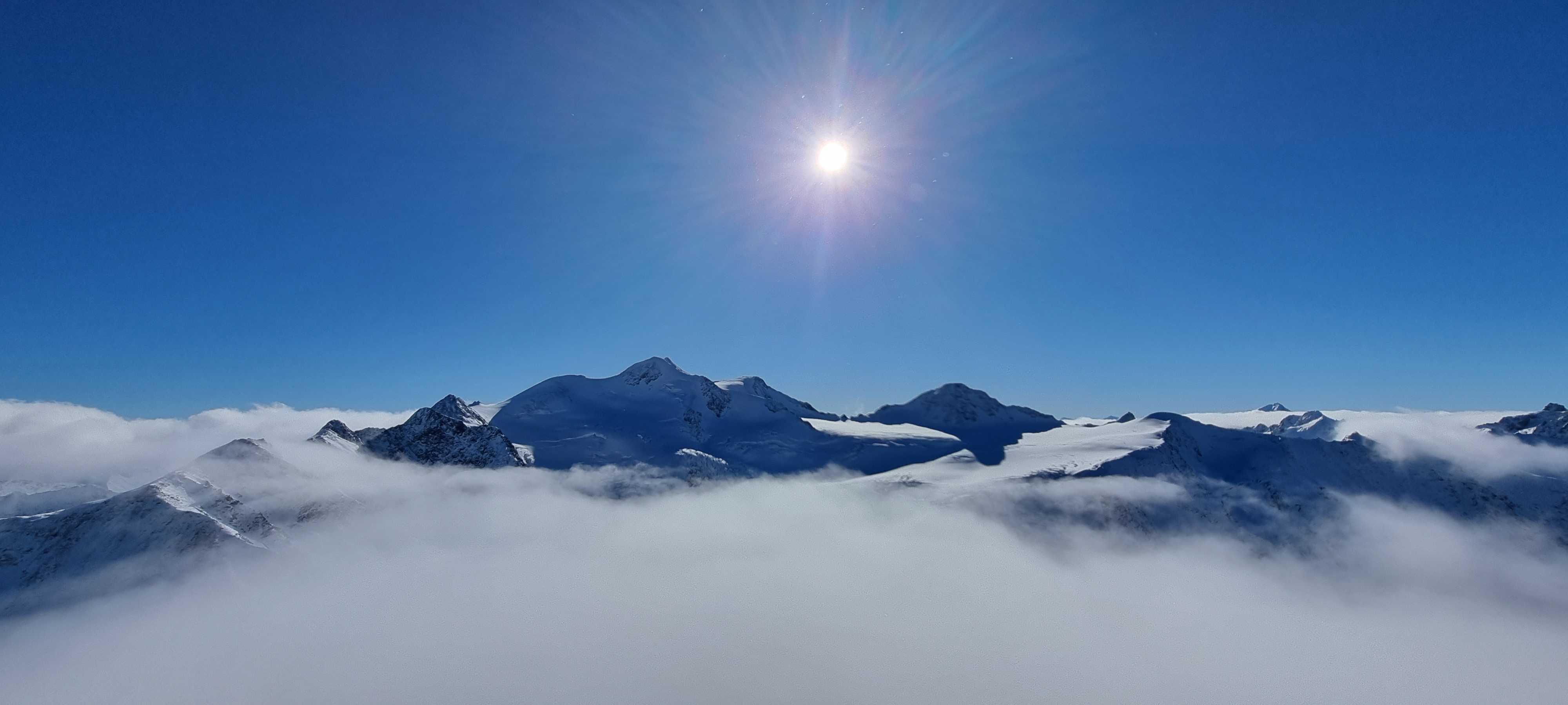 Afgelopen weekend was het prachtig weer in de Alpen. Foto: Jeroen Elferink