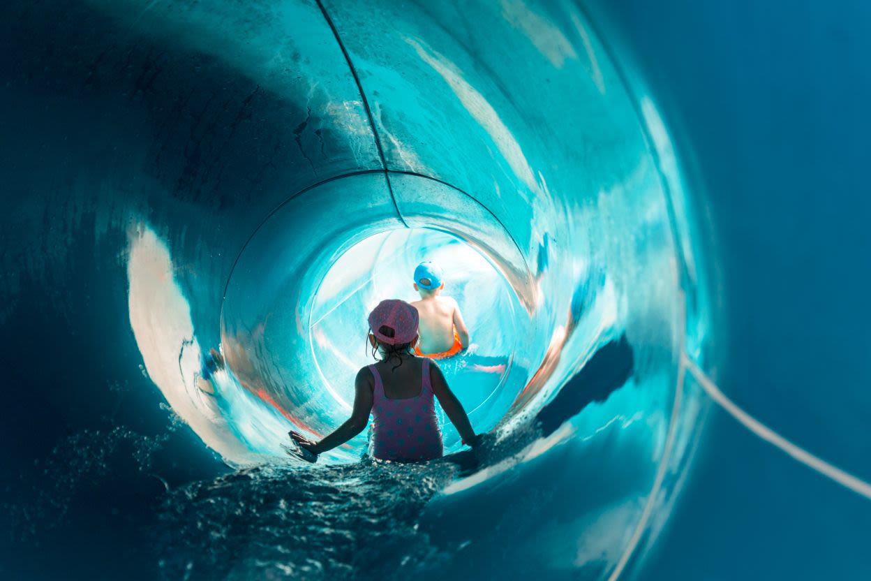Glijbanen voor jonge kinderen. Foto: AdobeStock / Patryk Kosmider