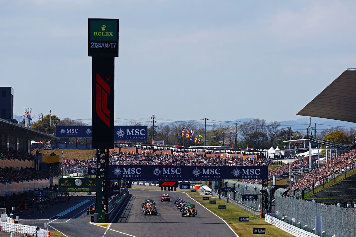De startopstelling van 2024 in Japan. Foto: Getty Images / Red Bull Content Pool