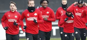Europese voetbalwedstrijden in koud weer