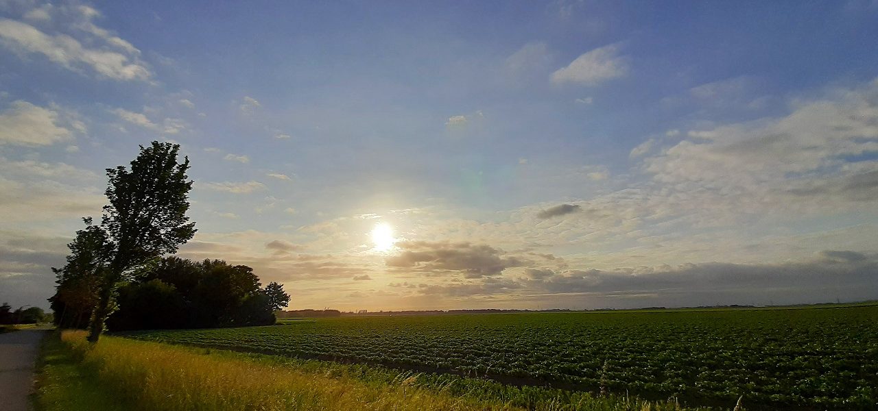 Langer licht in het noorden van ons land. Foto: Jannes Wiersema.
