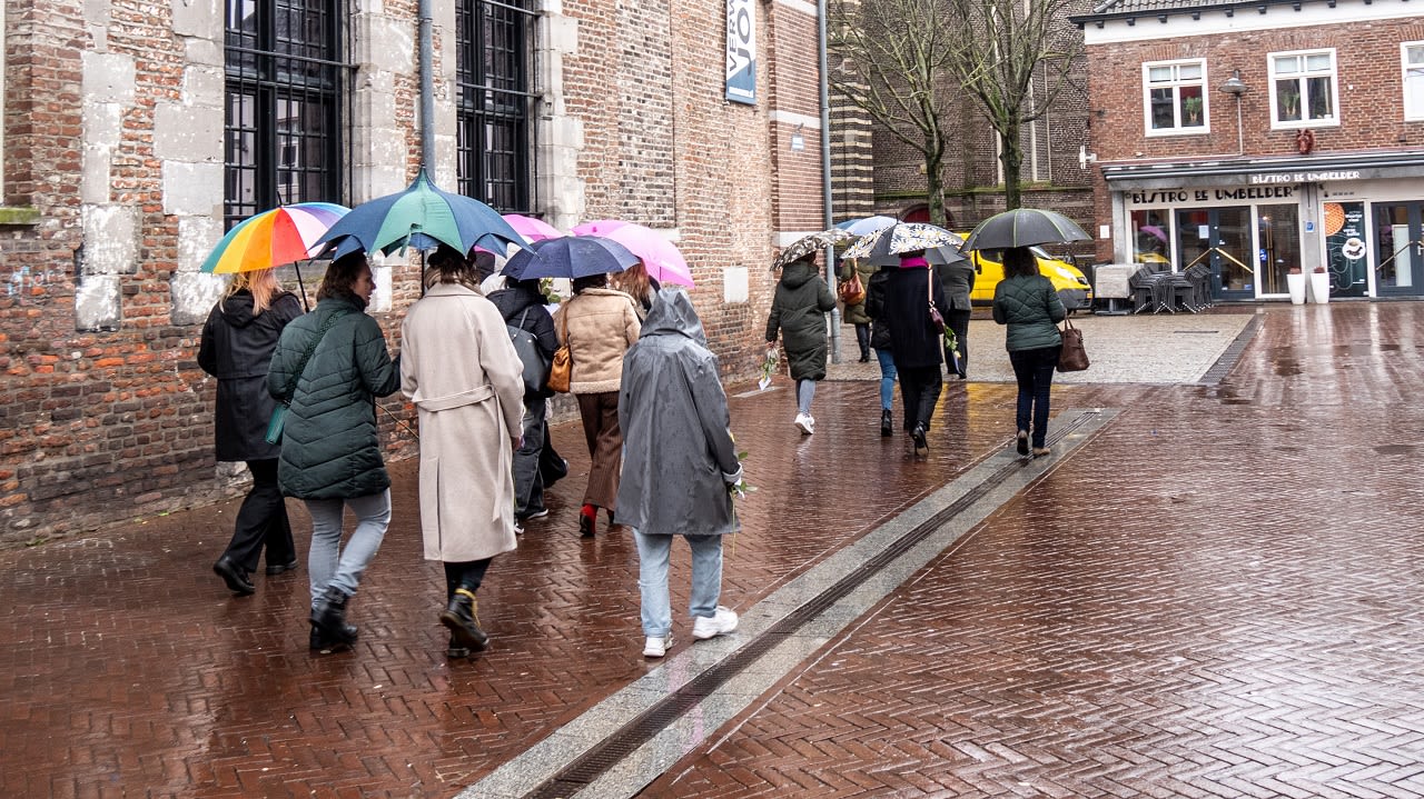 Het was een kletsnatte februarimaand. Foto: Jos Hebben