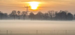 Dichte mist in Limburg en andere delen van het land
