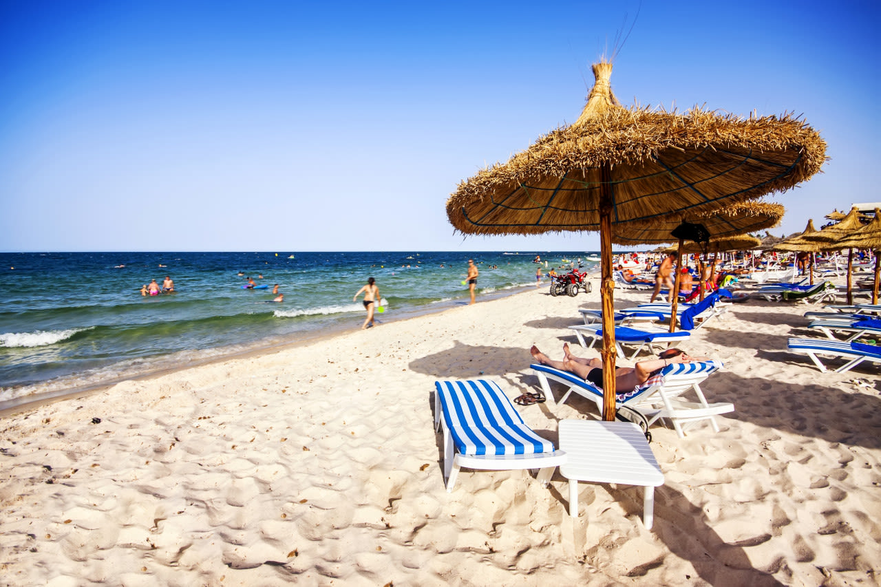 Port-el-Kantaoui-zon-hitte-strand-tunesie
