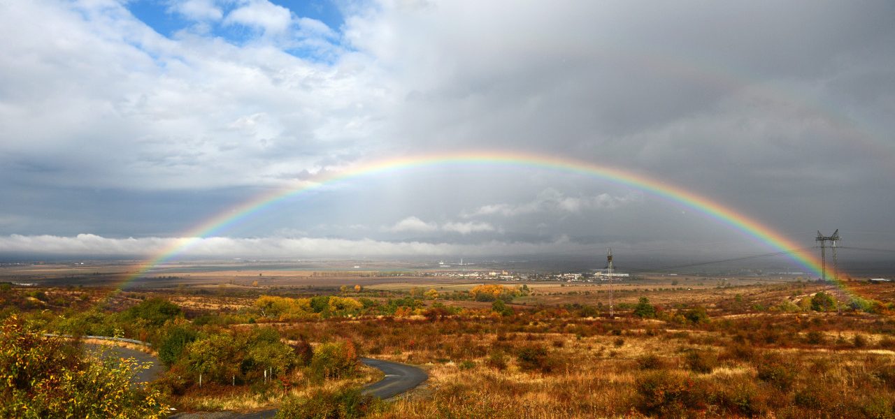 Hoe ontstaat een regenboog?