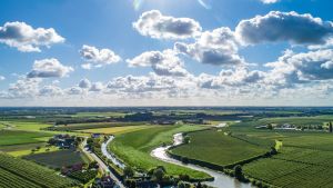 Hoeveel regenwater stroomt via Nederland naar de Noordzee?