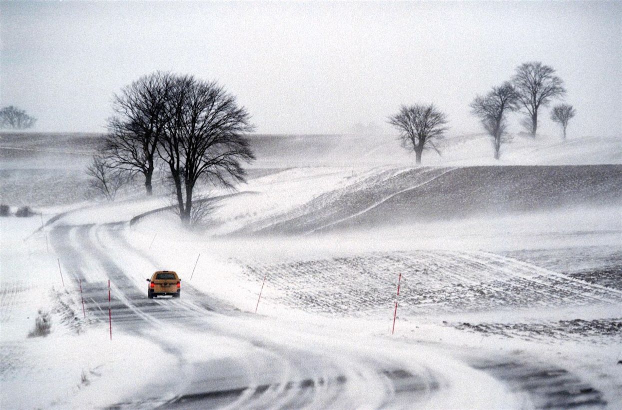 Winter in Zweden. Foto: via ANP / UNO ANDERSSON / SCANPIX SWEDEN / AFP