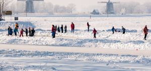 Dit is de meeste sneeuw die ooit in Nederland is gevallen