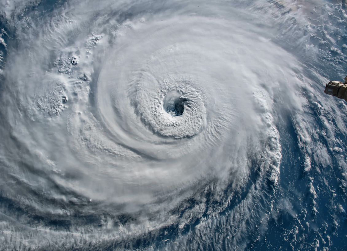 Orkaan. Foto: AdobeStock / elroce / NASA.