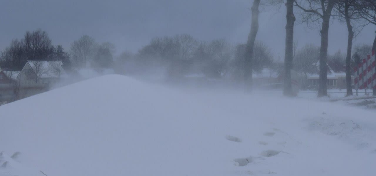 Veel sneeuw. Foto: Jannes Wiersema