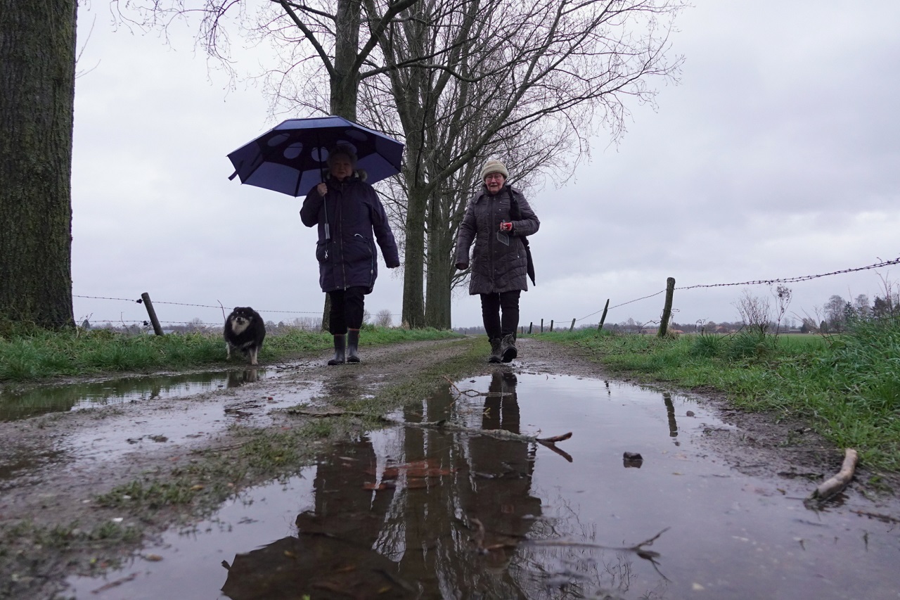 De winter was zeer zacht, somber en nat. Foto: Ben Saanen
