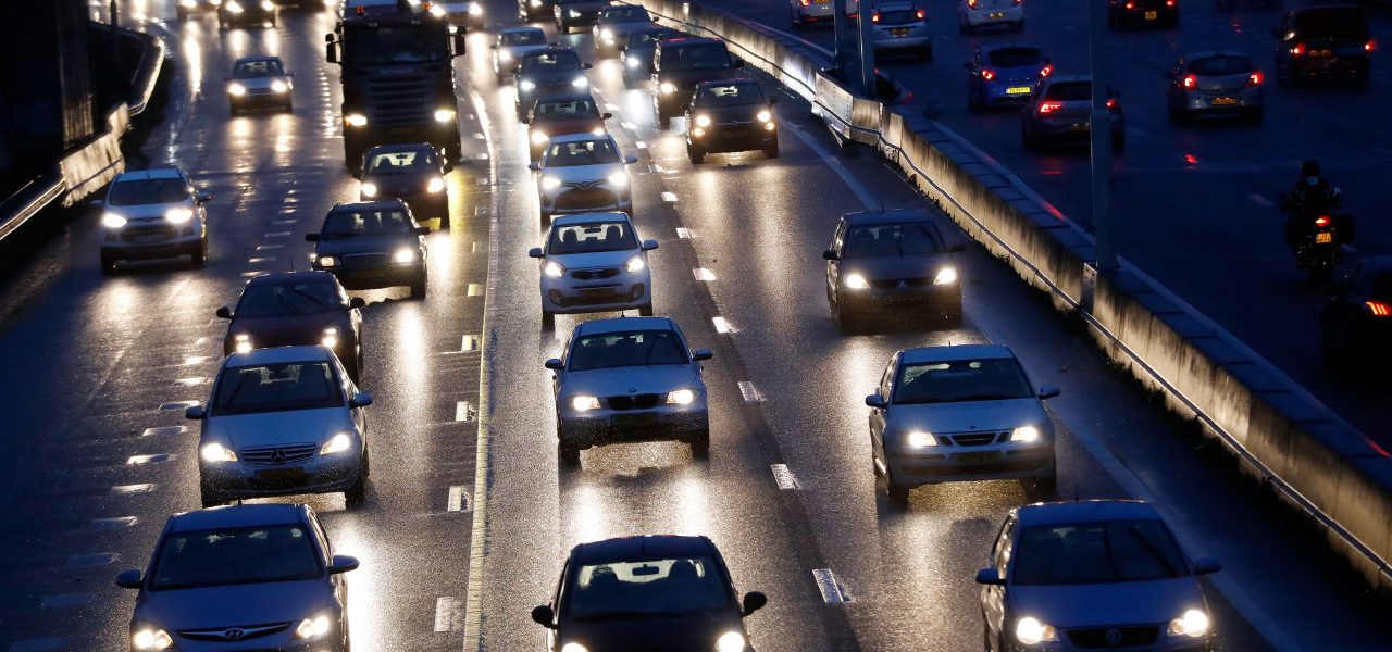Ruim 900 kilometer file door veel regen