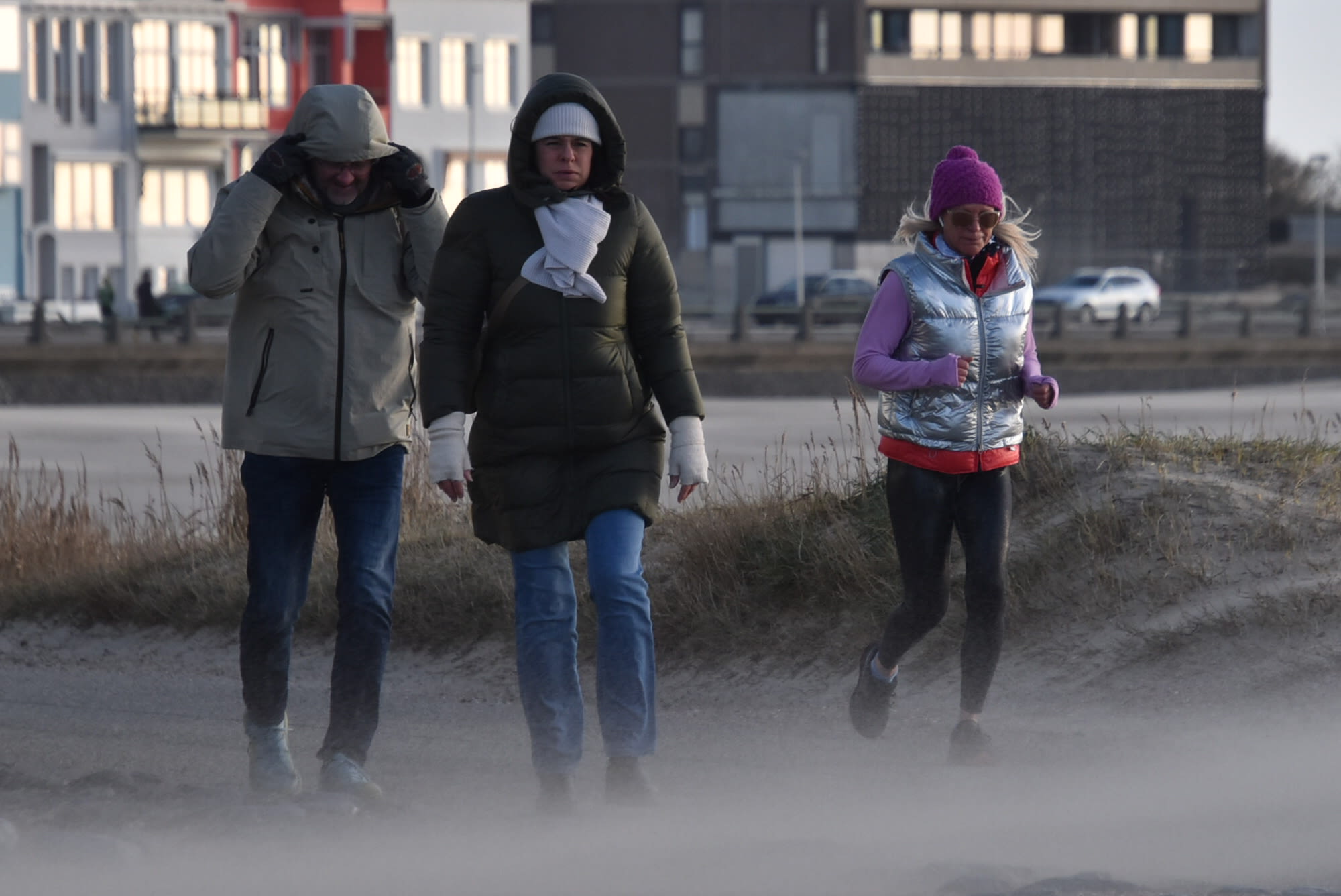 Stevige wind aan de Zeeuwse kust. Foto: Anne-Marie van Iersel