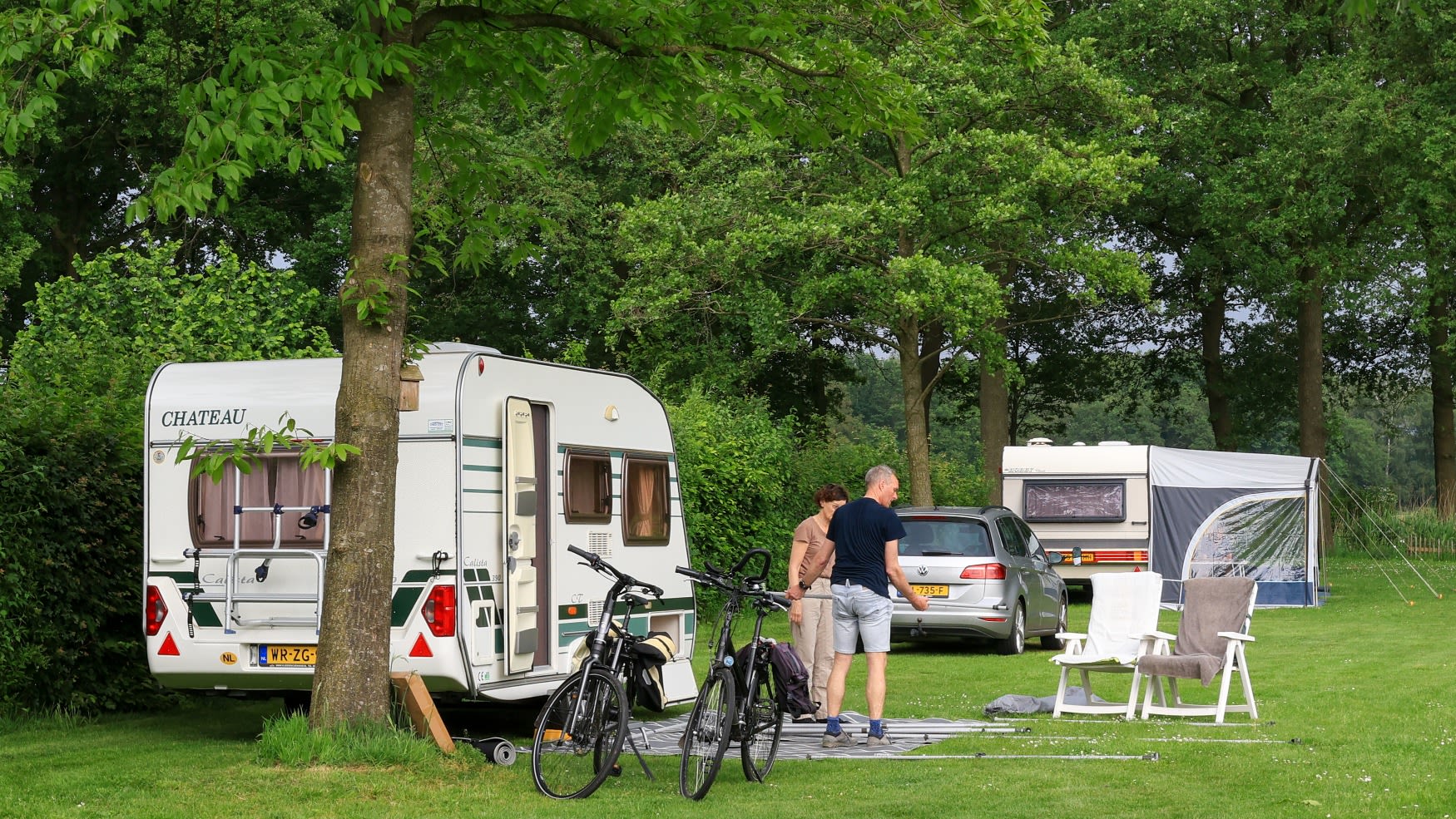 Prima weer op de camping. Foto: Henk Straatman