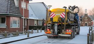 Gladheid door sneeuw en bevriezing