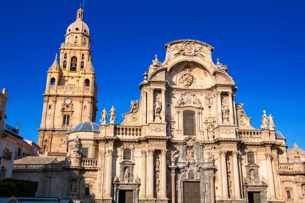 Murcia: kathedraal Santa Maria. Foto: Adobe Stock / Madrugada Verde. 