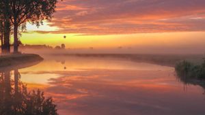 Meegenieten: schitterende zonsopkomst