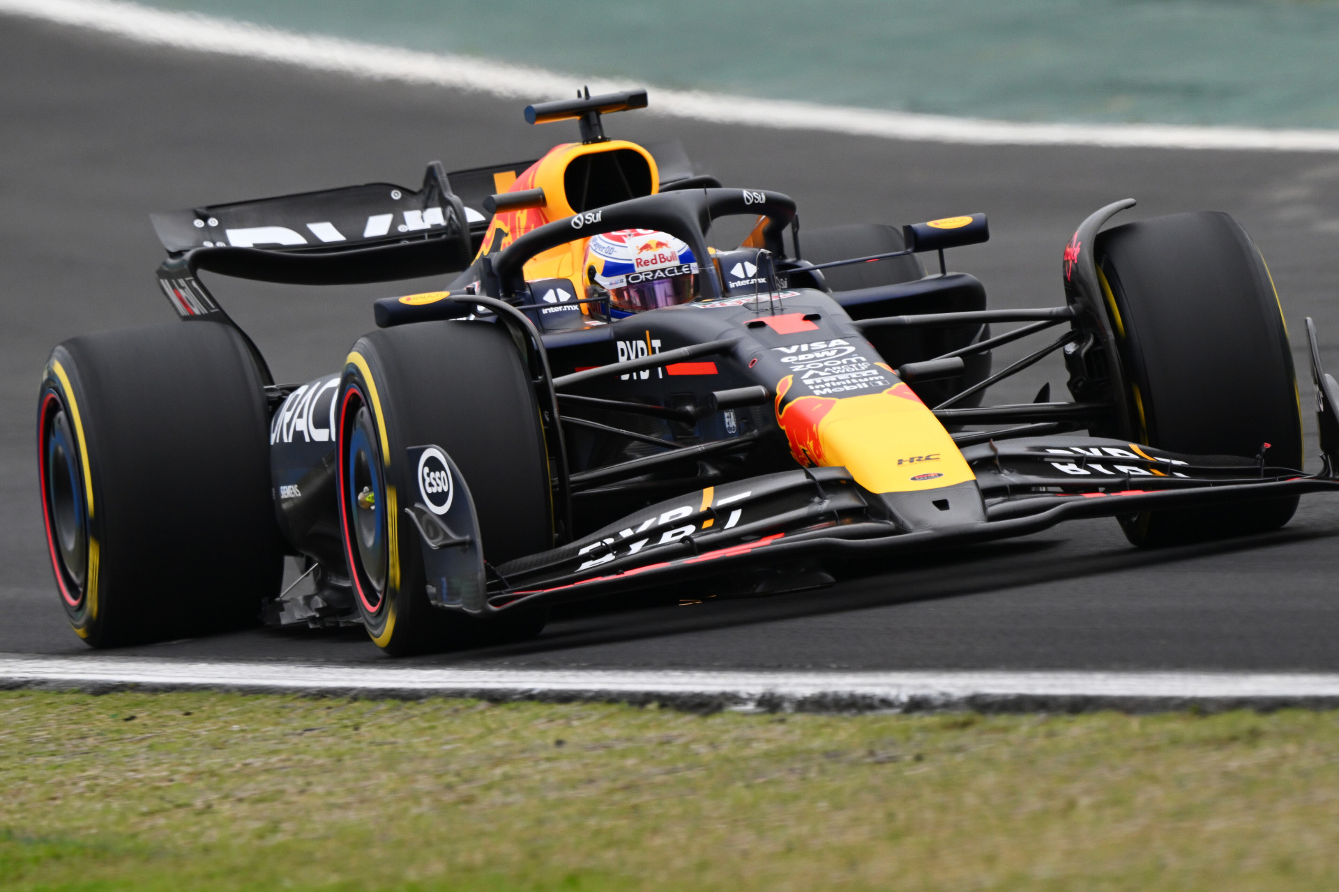 Max Verstappen tijdens de Grand Prix van Brazilië. Foto: Getty Images / Red Bull Content Pool