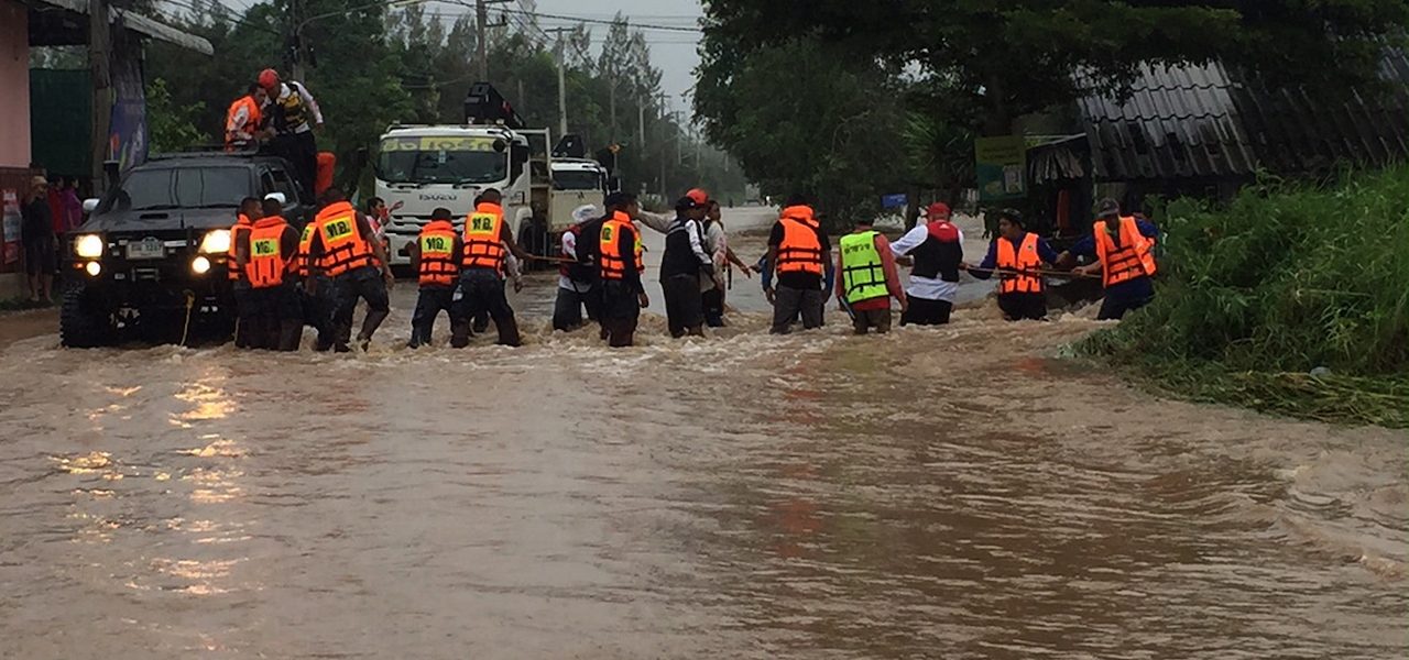 Negen doden door zware overstromingen in Thailand