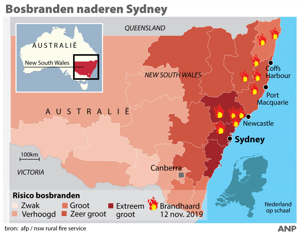 Bosbranden-Australie